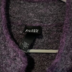 Eileen Fisher Women's Deep Purple Cardigan